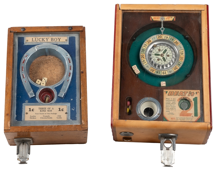  Pair of Vintage Countertop Trade Stimulators, including: Ex...