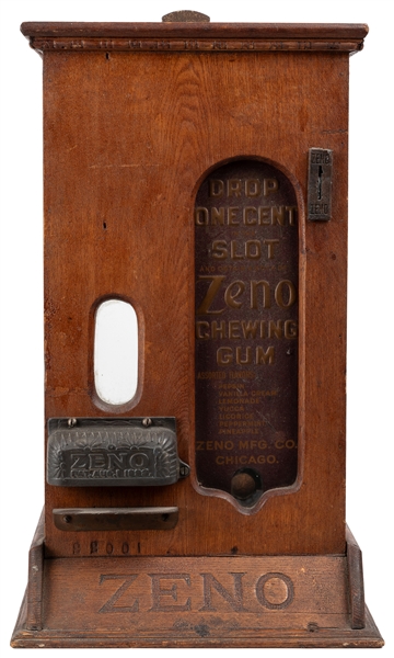  Zeno Gum 1 Cent Vending Machine. Chicago: Zeno Manufacturin...