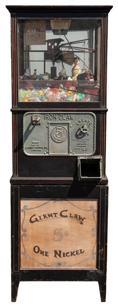  Exhibit Supply Co. The Iron Claw Arcade Machine. Chicago: E...