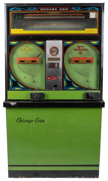  Chicago Coin’s Turf Club 25 Cent Stand-Up Arcade Game. Chic...