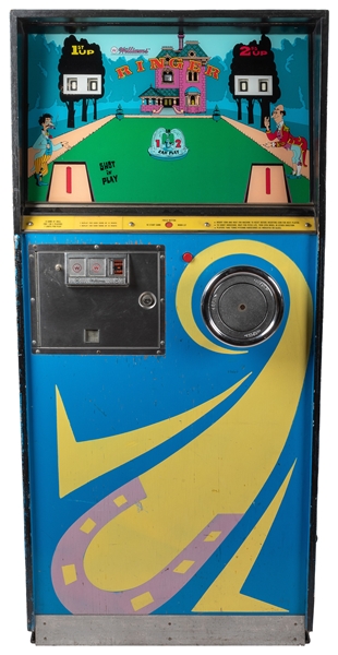  Williams “Ringer” 25 Cent Horseshoe Stand-Up Arcade Game. E...