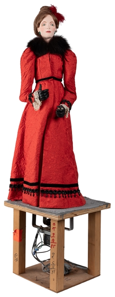  “Woman in Red Coat with Fur Collar” Marshall Field’s Animat...