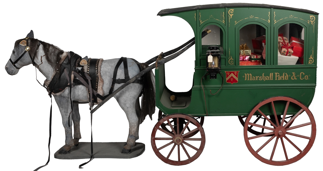  “Horse-Drawn Delivery Wagon” Marshall Field’s Christmas Win...