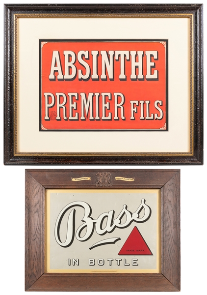  [ALCOHOL ADVERTISING] Absinthe Premier Fils Sign together w...