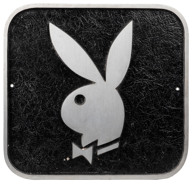  Playboy Club Logo Exterior Aluminum Building Sign. Circa 19...