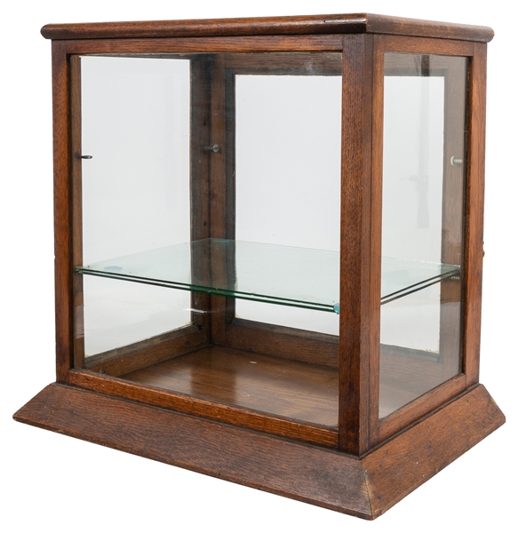  General Store Oak and Glass Display Case. Circa early 20th ...