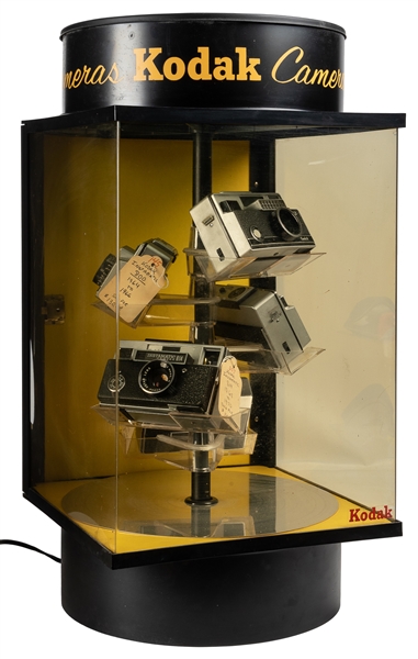  Kodak Cameras Countertop Advertising Display. Circa 1960s. ...