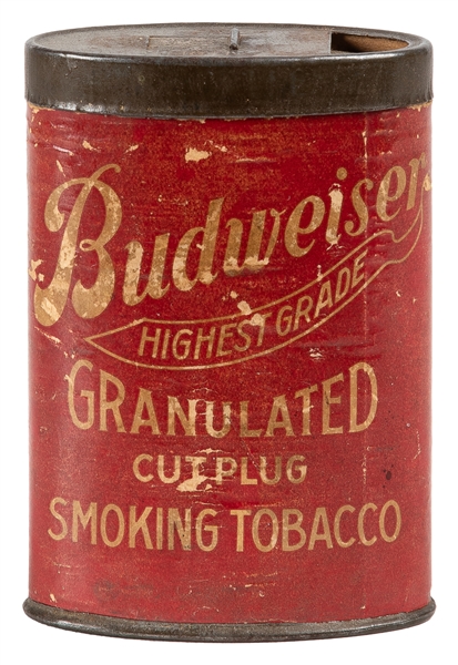  [TOBACCO]. “Budweiser Highest Grade Granulated Cut Plug Smo...