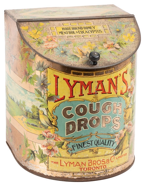  Lyman’s Cough Drops Tin. Montreal: [Thomas (Thos) Davidson ...