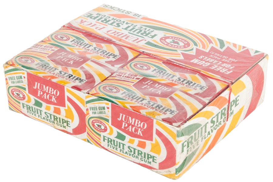  Beech-Nut Fruit Stripe Five Flavor Gum Jumbo Pack in Origin...