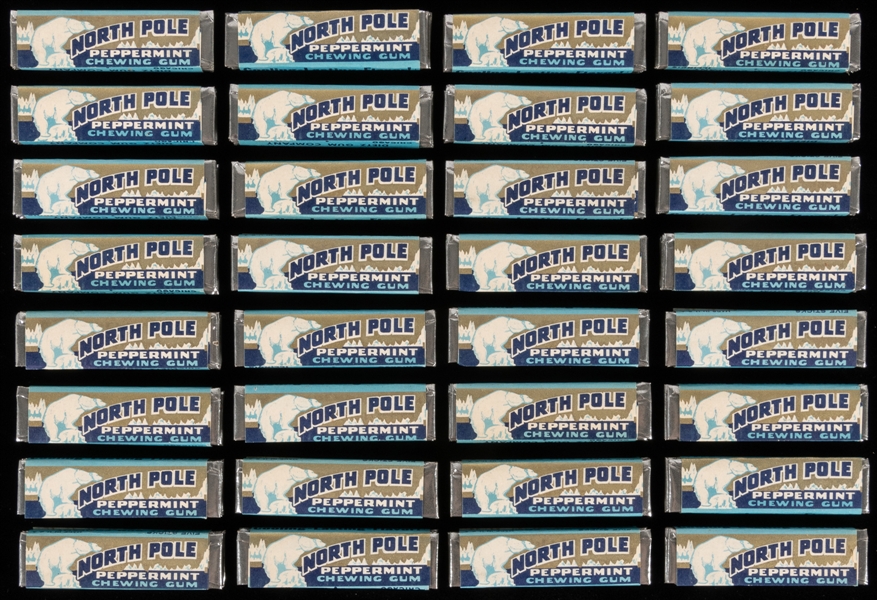  North Pole Peppermint Chewing Gum Lot. Chicago: Dietz Gum C...