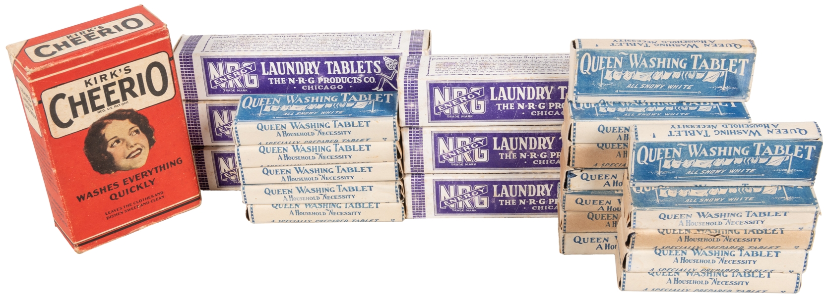  Group of 24 Boxes of Laundry Tablets or Soap, All in Origin...