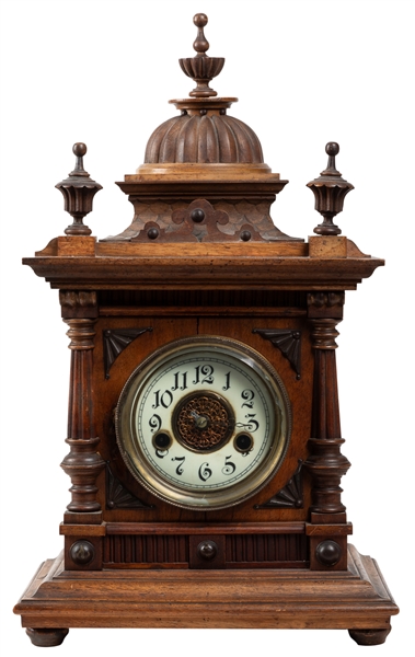  H. A. C. Wurttemberg 14 Day Strike Mantel Clock. [Wurttembe...