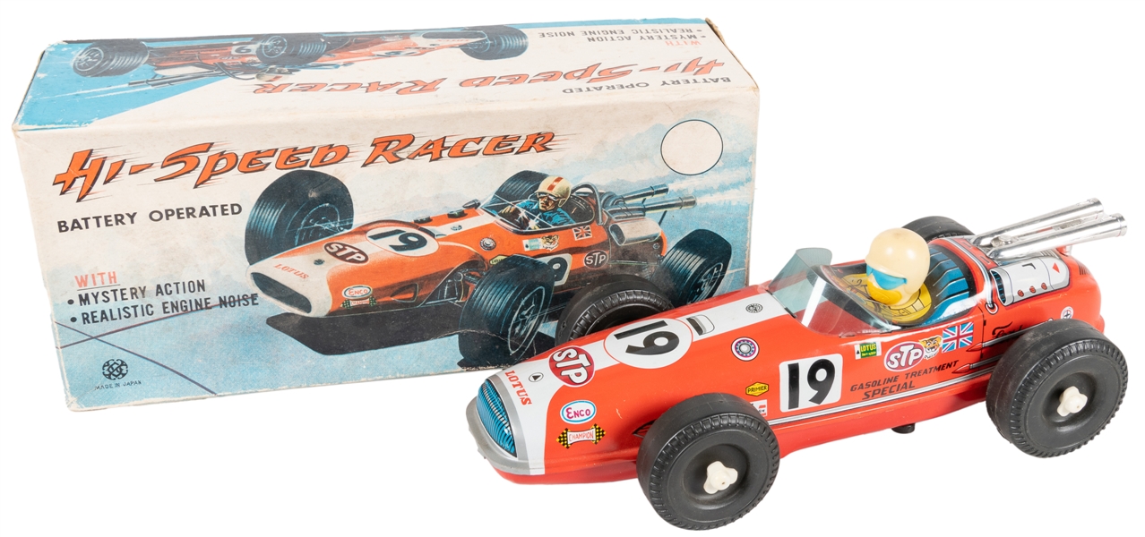  Japanese Hi-Speed Racer Battery Toy. Made in Japan, [circa ...