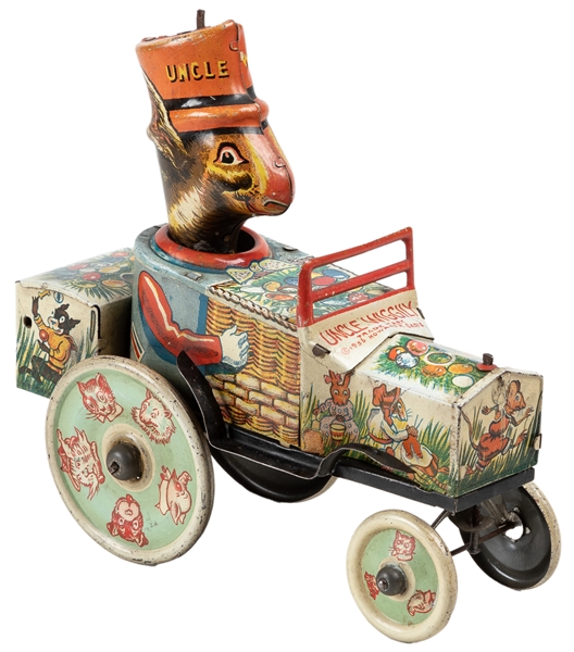  Uncle Wiggly Windup Car. [New York: Louis Marx & Co. ca. 19...