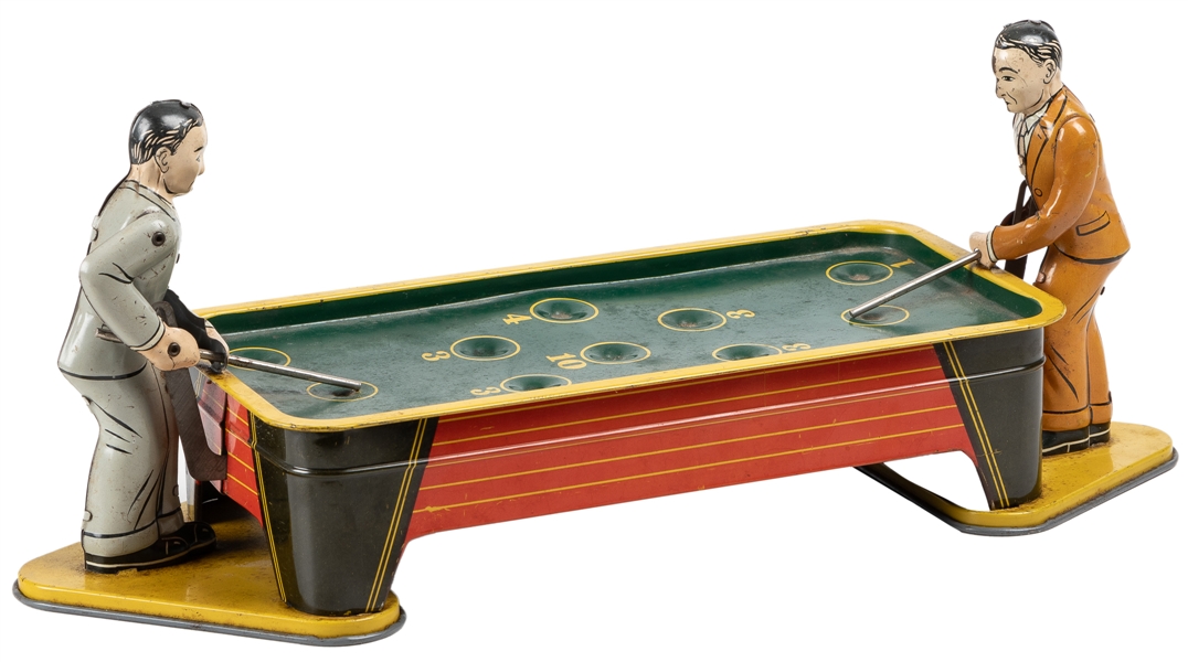  Wind-up Billiards Table. [Ranger Steel Products., ca. 1950s...