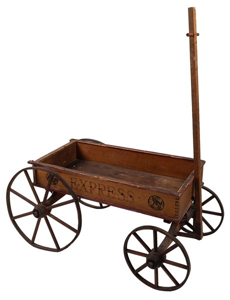  Express Wooden Pull Wagon. Battleboro: S.A. Smith Mfg. Co.,...