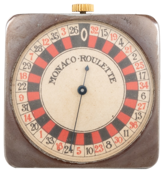  Monaco-Roulette Pocket Watch. French, ca. early 20th centur...