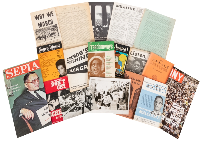  Collection of Material and Ephemera Related to Civil Rights...