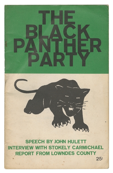  Hulett, John and Carmichael, Stokely. The Black Panther Par...