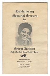  [Jackson, George L., subject]. Revolutionary Memorial Servi...