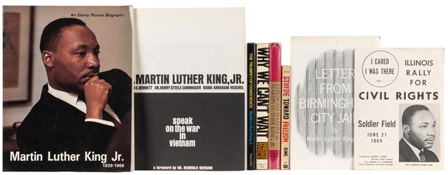  King, Martin Luther Jr. Group of 8 First or Early Editions ...