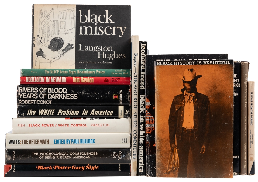  Group of 25 Books About Black History, and Riots of the Six...