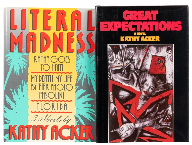  Acker, Kathy. Pair of Signed Hardcover First Editions by Gr...