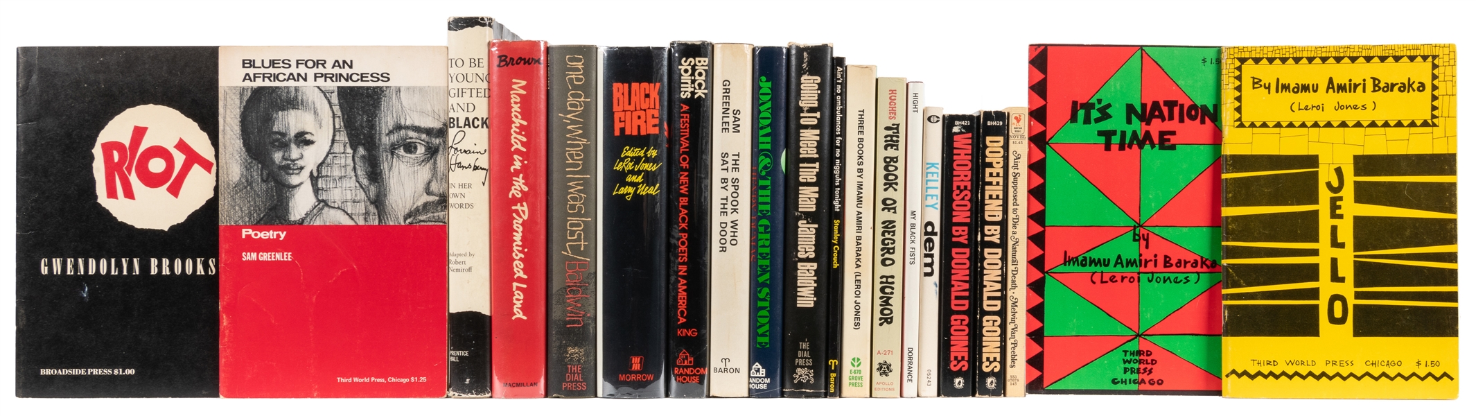  [African-Americana]. Group of 24 Titles, including: Baldwin...