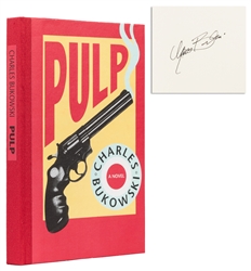  Bukowski, Charles. Pulp: A Novel. Black Sparrow, 1994. SIGN...