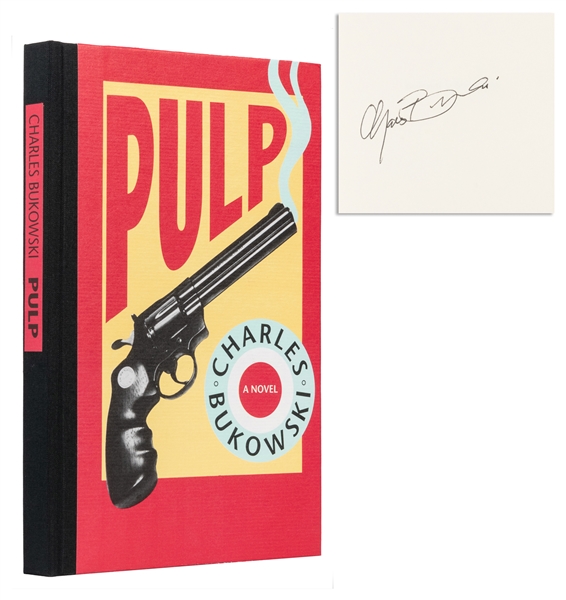  Bukowski, Charles. Pulp: A Novel. Black Sparrow, 1994. SIGN...