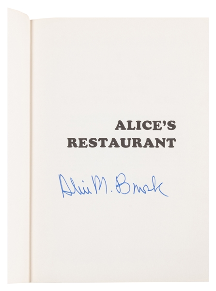  [COOKBOOKS]. Brock, Alice May and Guthrie, Arlo (recorded i...