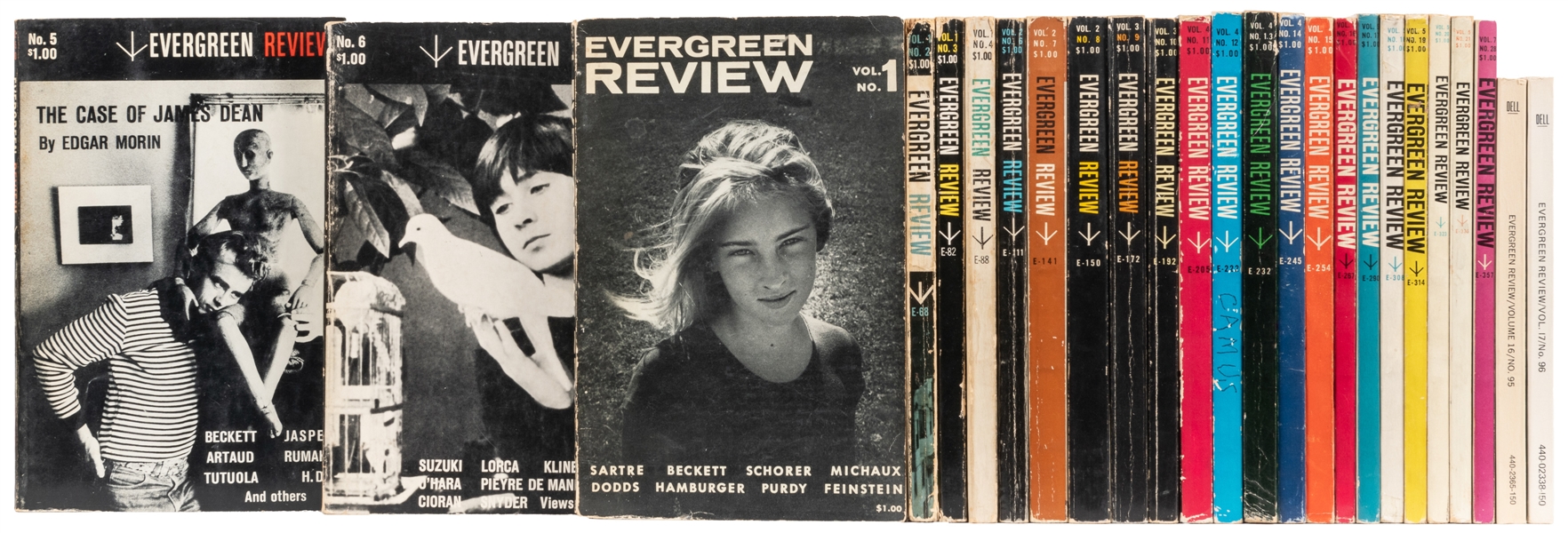  [LITERARY JOURNAL]. Evergreen Review. Edited by Barney Ross...