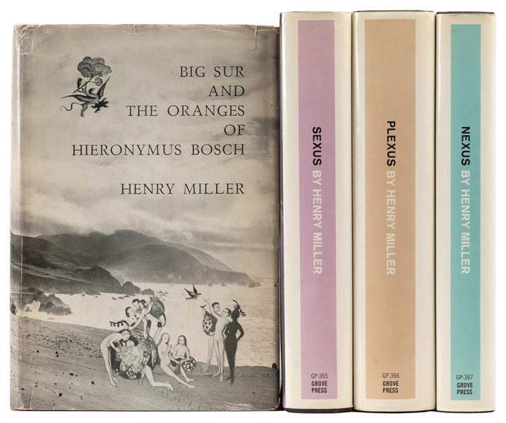  Miller, Henry. Pair of First Editions, including: Big Sur a...