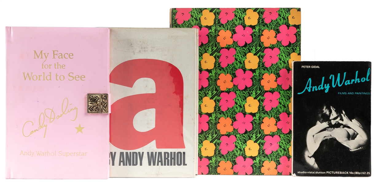  Warhol, Andy. Group of 4 Books by or Related to Warhol, inc...