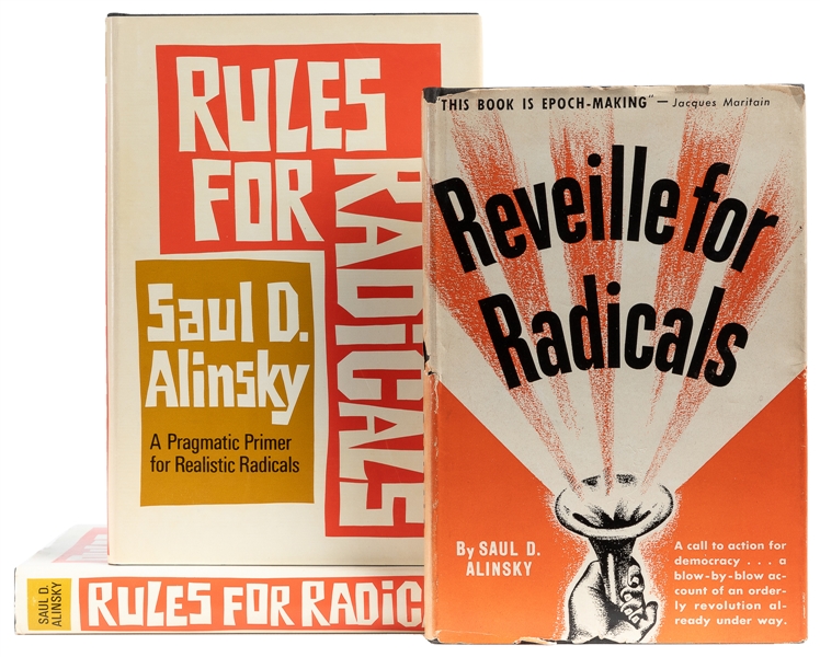  Alinsky, Saul. Trio of First Editions by Alinsky, including...