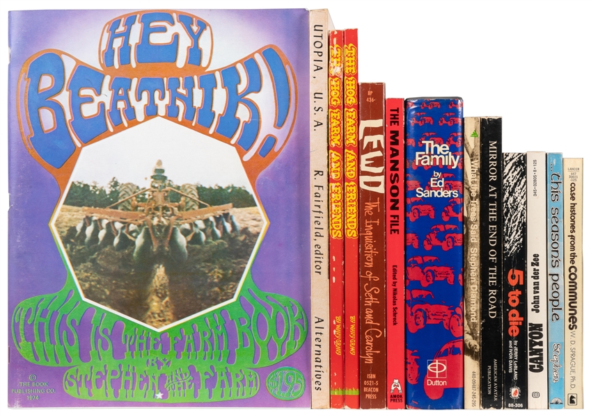  [HIPPIES]. A Group of 13 Titles About Communes, including: ...