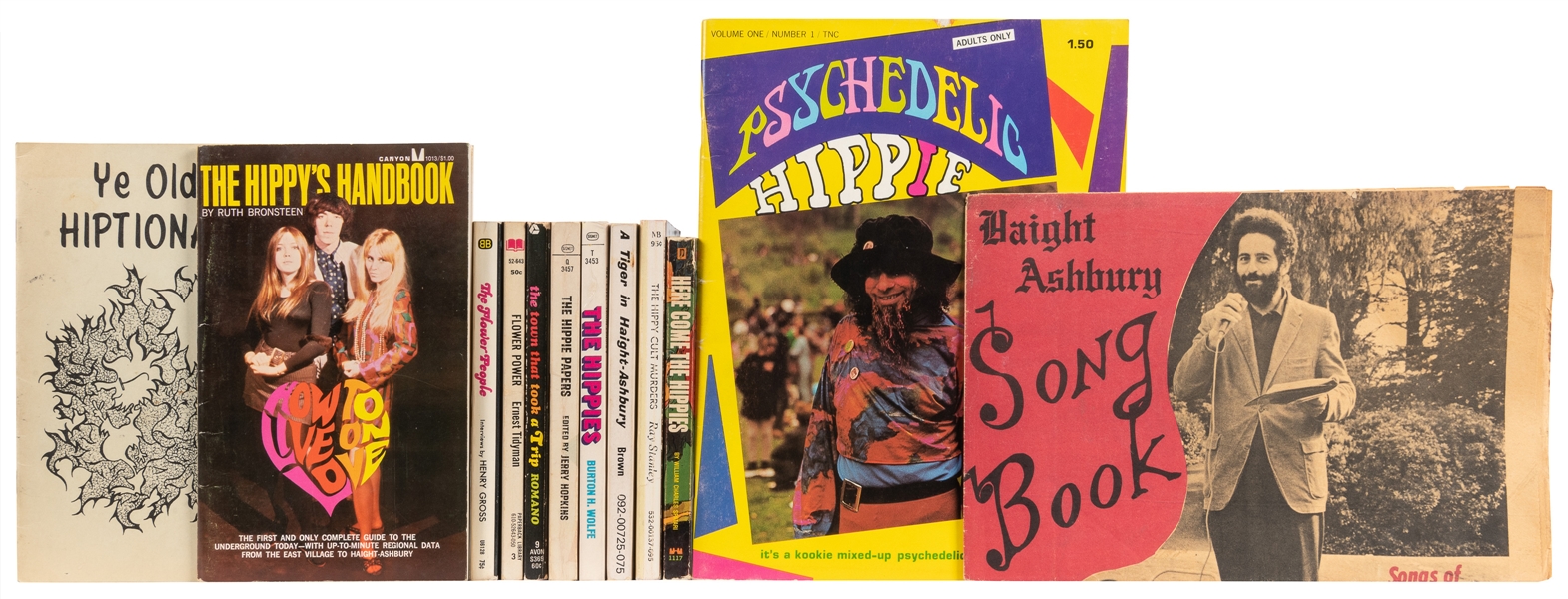  [HIPPIES]. A Group of 12 Hippie Exploitation Titles, includ...