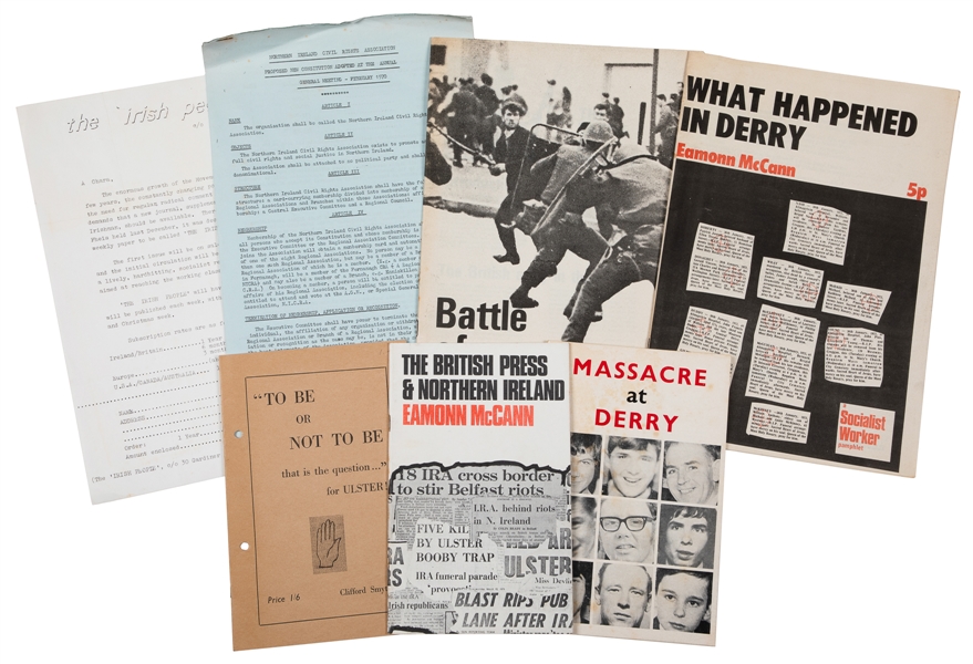  [NORTHERN IRELAND]. Group of 7 Booklets or Handbills About ...