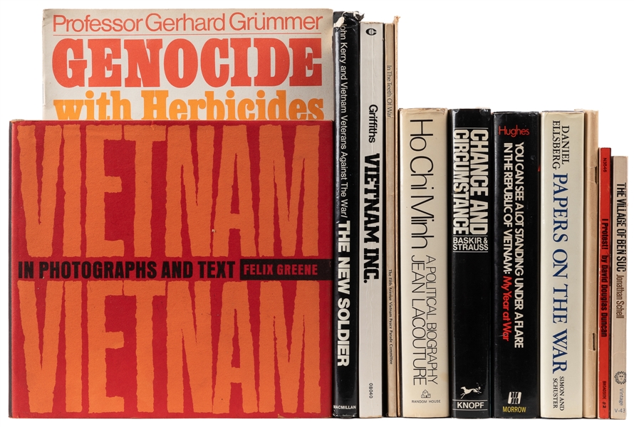  [VIETNAM WAR]. Group of 14 Books on the Vietnam War, includ...