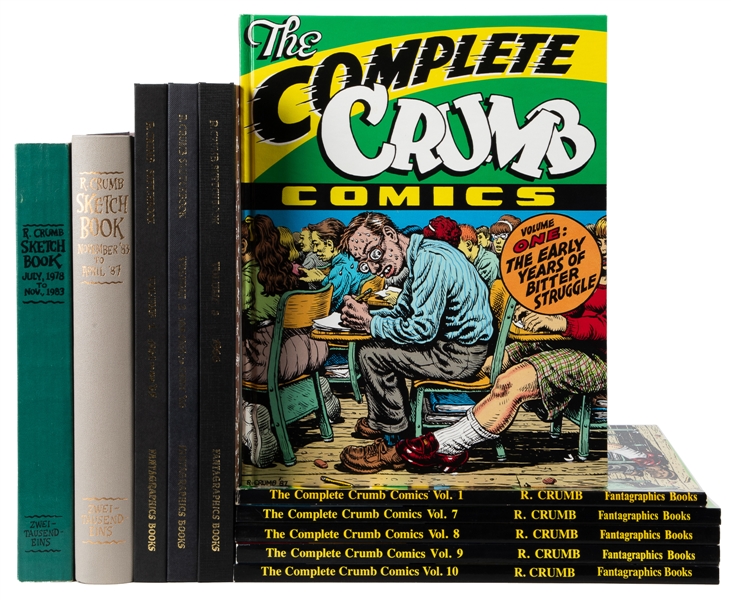  R. Crumb Graphic Novels. Collection of Works by R. Crumb. [...