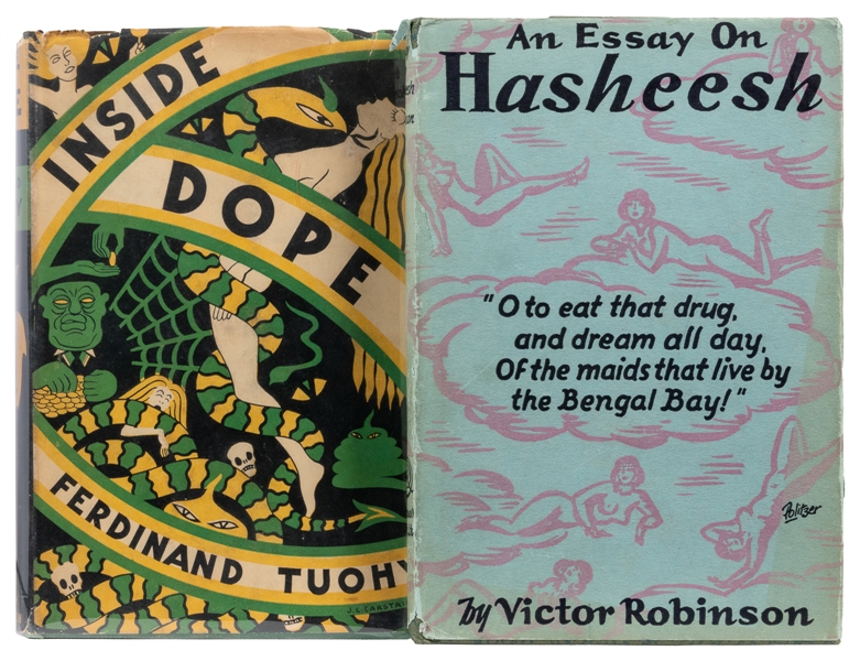  Pair of Older Drug Titles in the Scarce Dust Jackets, inclu...