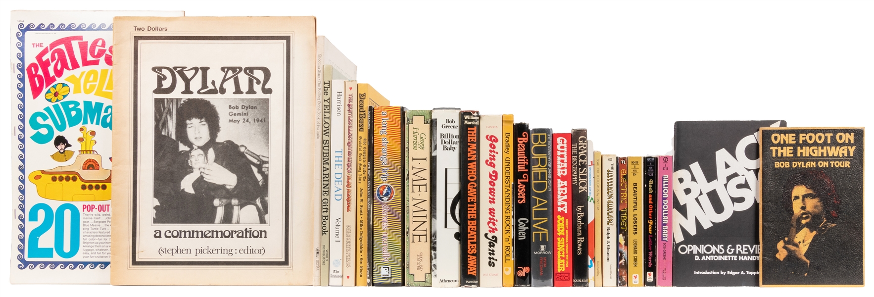  Collection of 29 Books on Music of the 60s and 70s. [V.p., ...