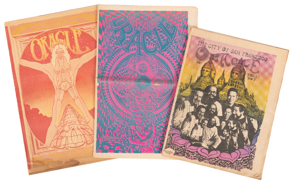  [PERIODICALS]. Three Issues of “The San Francisco Oracle.” ...