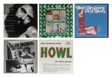  Group of 5 Records by Allen Ginsberg, including: Allen Gins...