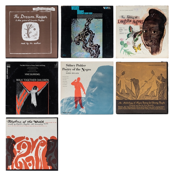  Group of 7 Black Poetry Records, including: Rhythms of the ...