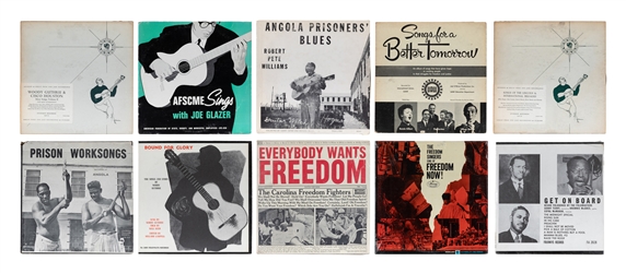  Group of 10 Folk and Blues Records, including: The Freedom ...