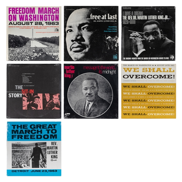  King, Martin Luther, Jr. Group of 7 Records, including: I H...