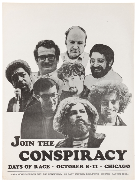  Abbie Hoffman, Jerry Rubin, David Dellinger, Tom Hayden, Re...