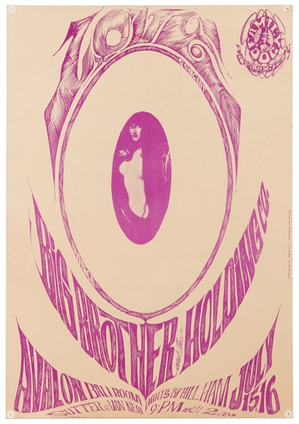  Love, Big Brother & The Holding Company. Poster for the Can...